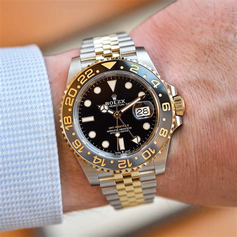 rolex gmt master ii yellow gold black dial|rolex gmt master reviews.